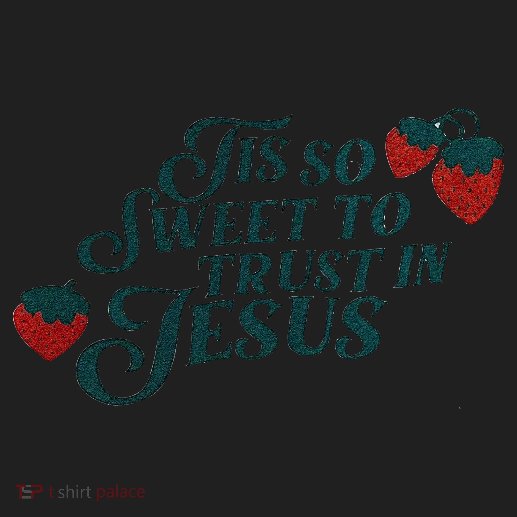 Tis So Sweet To Trust In Jesus Golf Towel