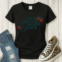 Tis So Sweet To Trust In Jesus Women's T-Shirt thumb 3
