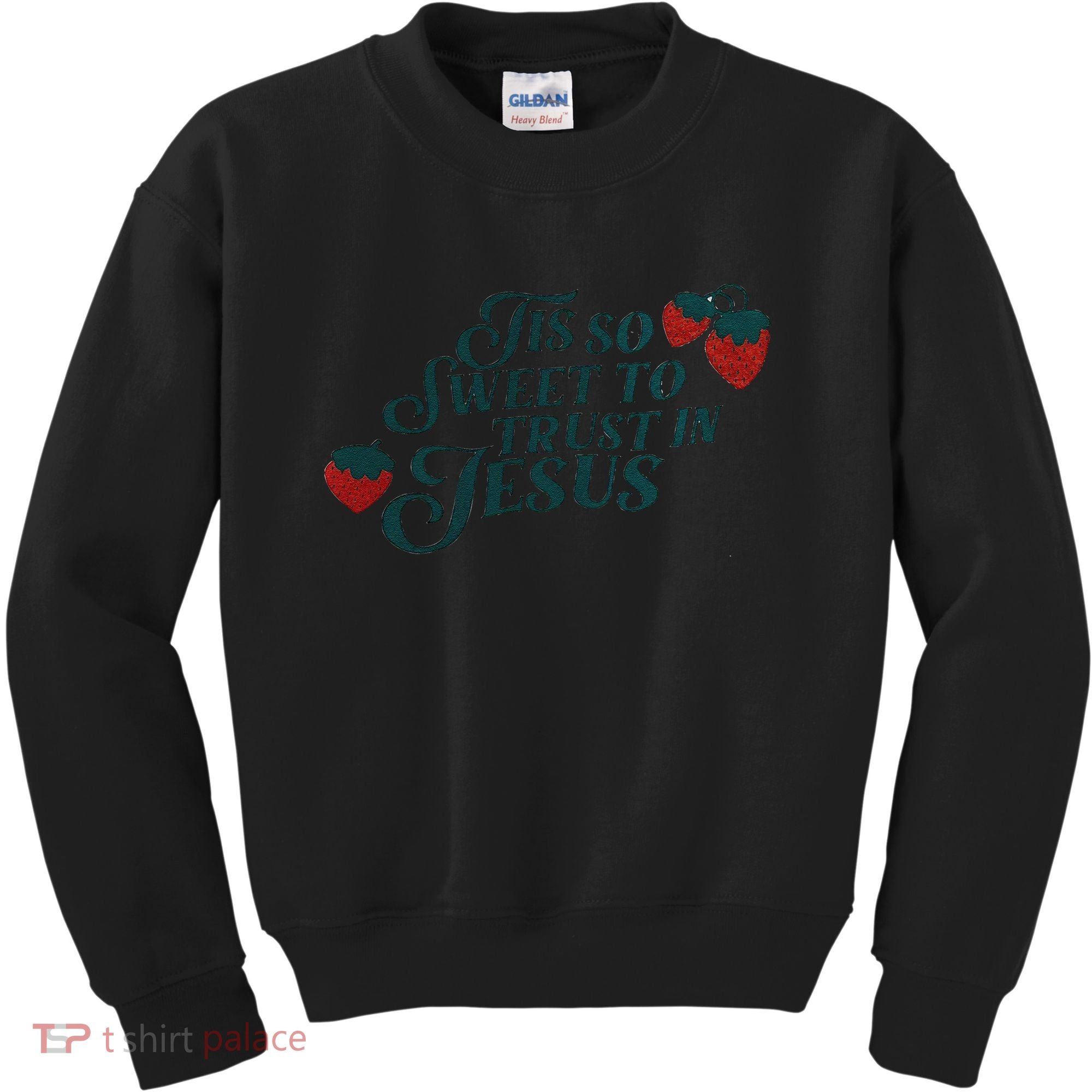 Tis So Sweet To Trust In Jesus Kids Sweatshirt