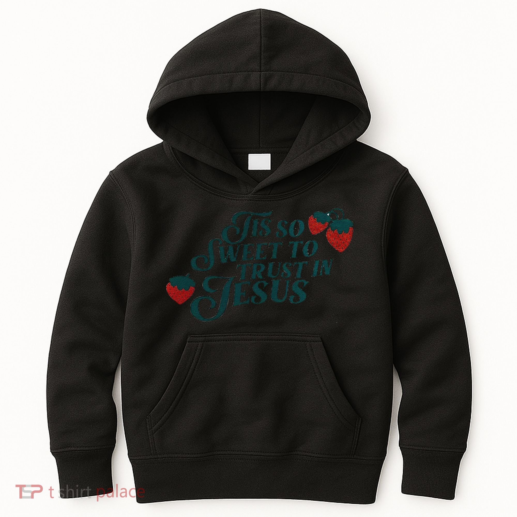 Tis So Sweet To Trust In Jesus Kids Hoodie