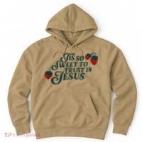 Tis So Sweet To Trust In Jesus Hoodie thumb 0