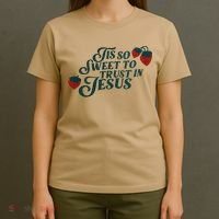 Tis So Sweet To Trust In Jesus T-Shirt thumb 4