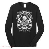 Trusty Shellback Skull And Swords Equator Crossing Naval Art Long Sleeve Shirt thumb 0
