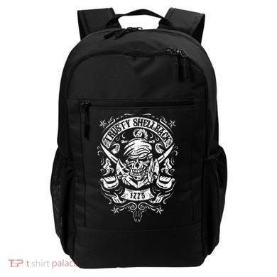 Trusty Shellback Skull And Swords Equator Crossing Naval Art Backpack