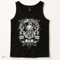 Trusty Shellback Skull And Swords Equator Crossing Naval Art Tank Top thumb 2
