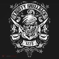 Trusty Shellback Skull And Swords Equator Crossing Naval Art Toddler T-Shirt thumb 4