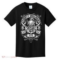 Trusty Shellback Skull And Swords Equator Crossing Naval Art Kids T-Shirt thumb 0