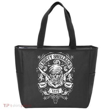 Trusty Shellback Skull And Swords Equator Crossing Naval Art Tote Bag