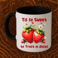 Tis So Sweet To Trust In Jesus Coffee Mug thumb 2