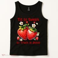 Tis So Sweet To Trust In Jesus Tank Top thumb 2