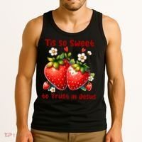 Tis So Sweet To Trust In Jesus Tank Top thumb 3