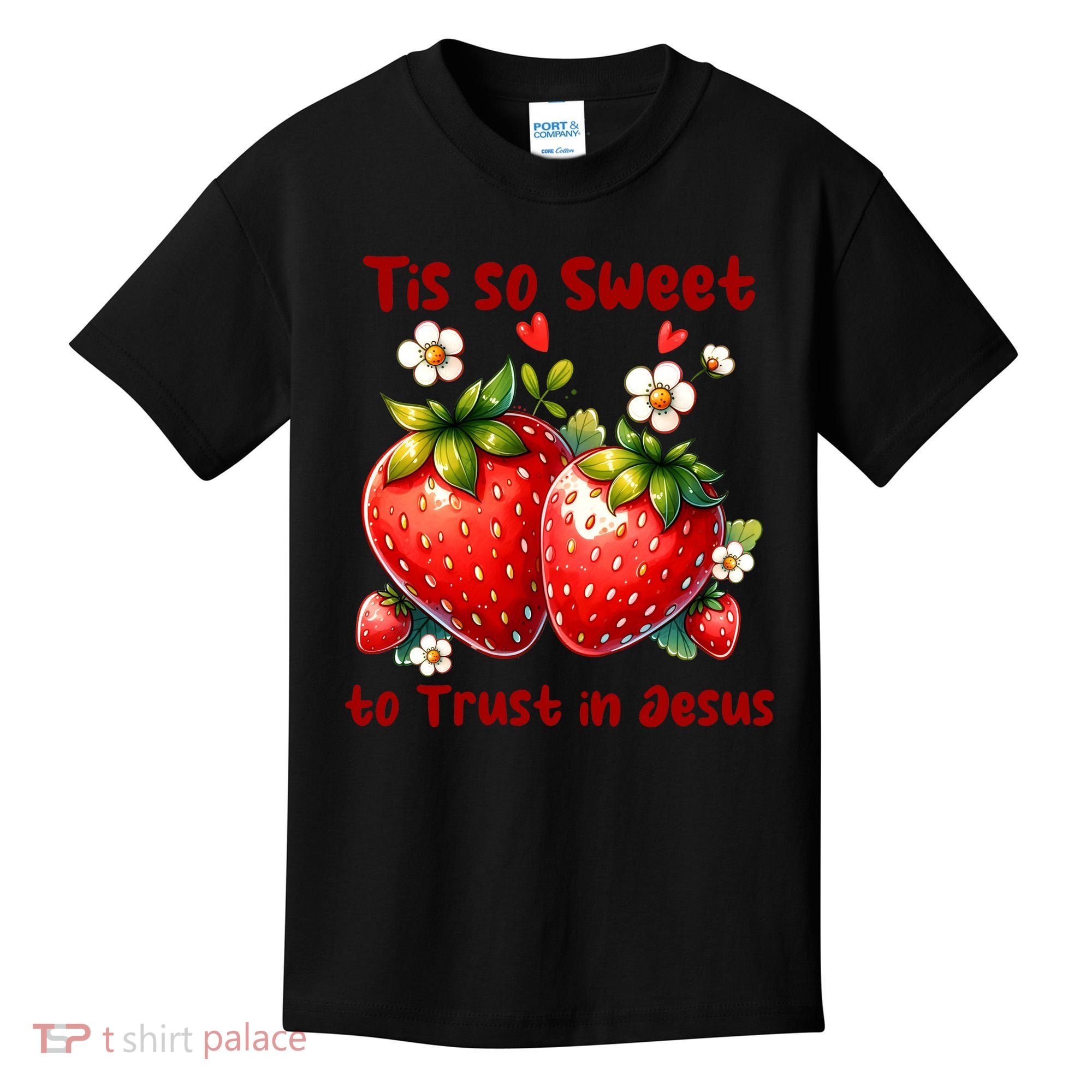Tis So Sweet To Trust In Jesus Kids T-Shirt