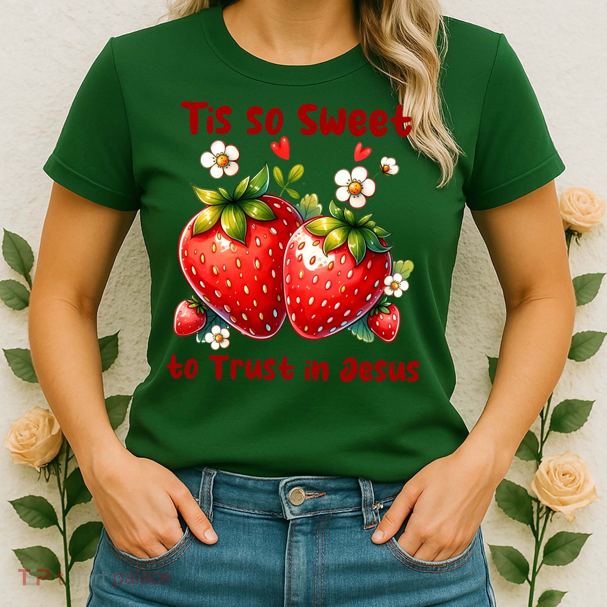 Tis So Sweet To Trust In Jesus Women's T-Shirt