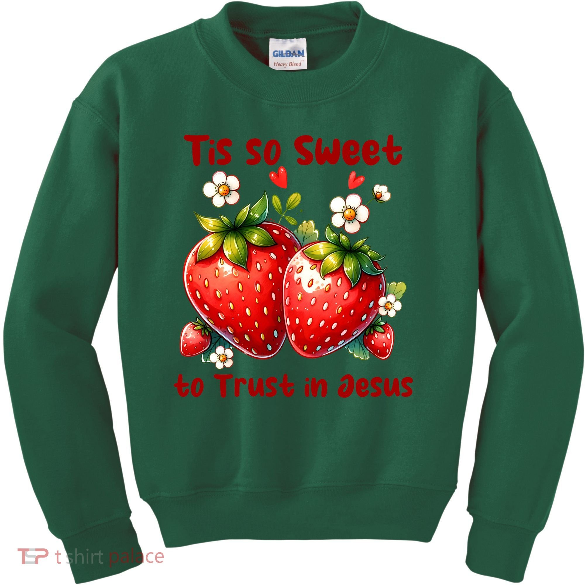 Tis So Sweet To Trust In Jesus Kids Sweatshirt
