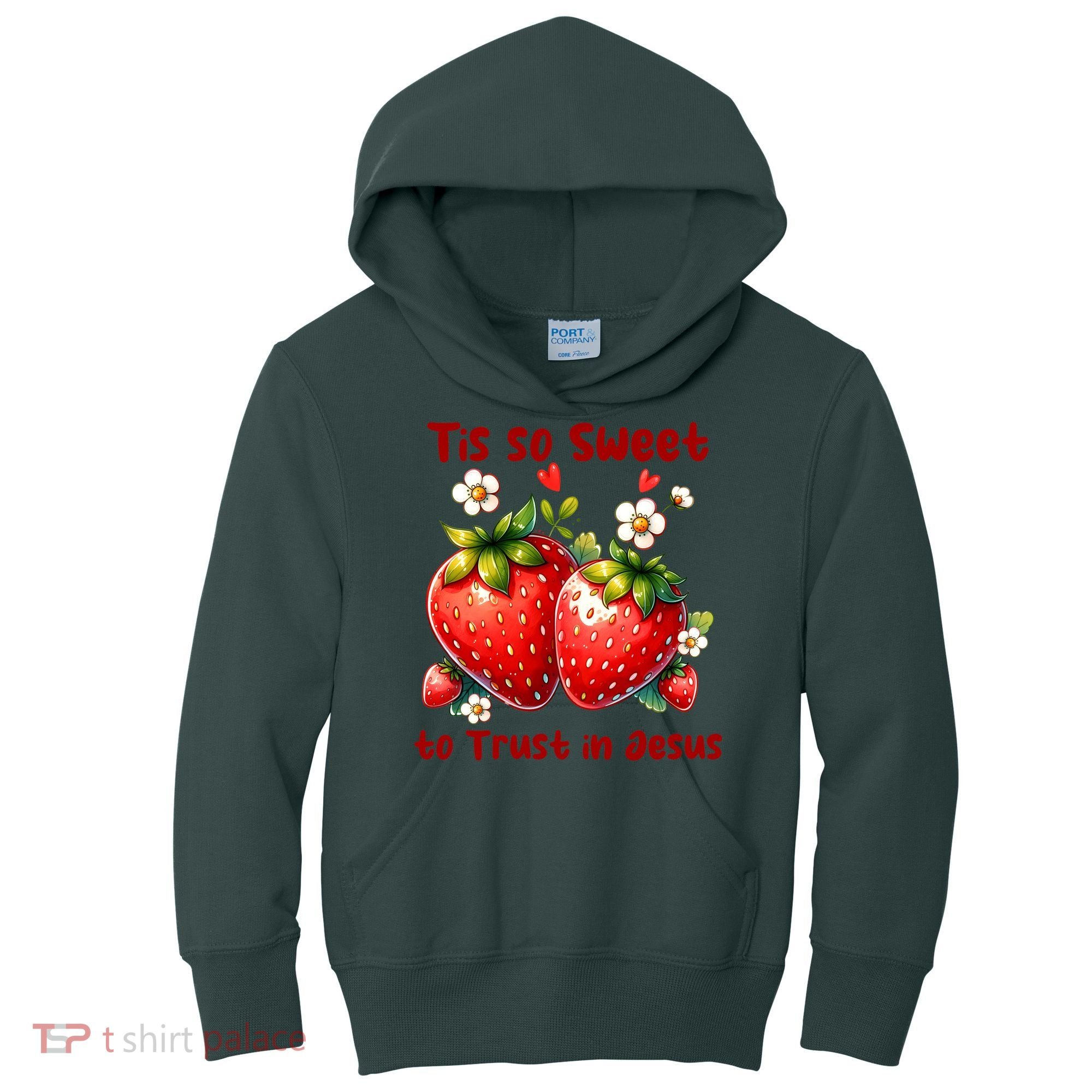 Tis So Sweet To Trust In Jesus Kids Hoodie