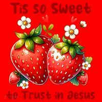Tis So Sweet To Trust In Jesus Santa Hat thumb 1