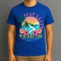 Tropical Stay Salty You Are The Salt Of The Earth Matthew 5 13 T-Shirt thumb 3