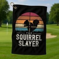 The Squirrel S.L.A.Y.E.R Squirrel Golf Towel thumb 1