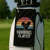 The Squirrel S.L.A.Y.E.R Squirrel Golf Towel thumb 2