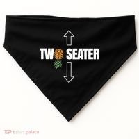 Two Seater Swinger Pineapple Funny USA-Made Doggie Bandana thumb 0