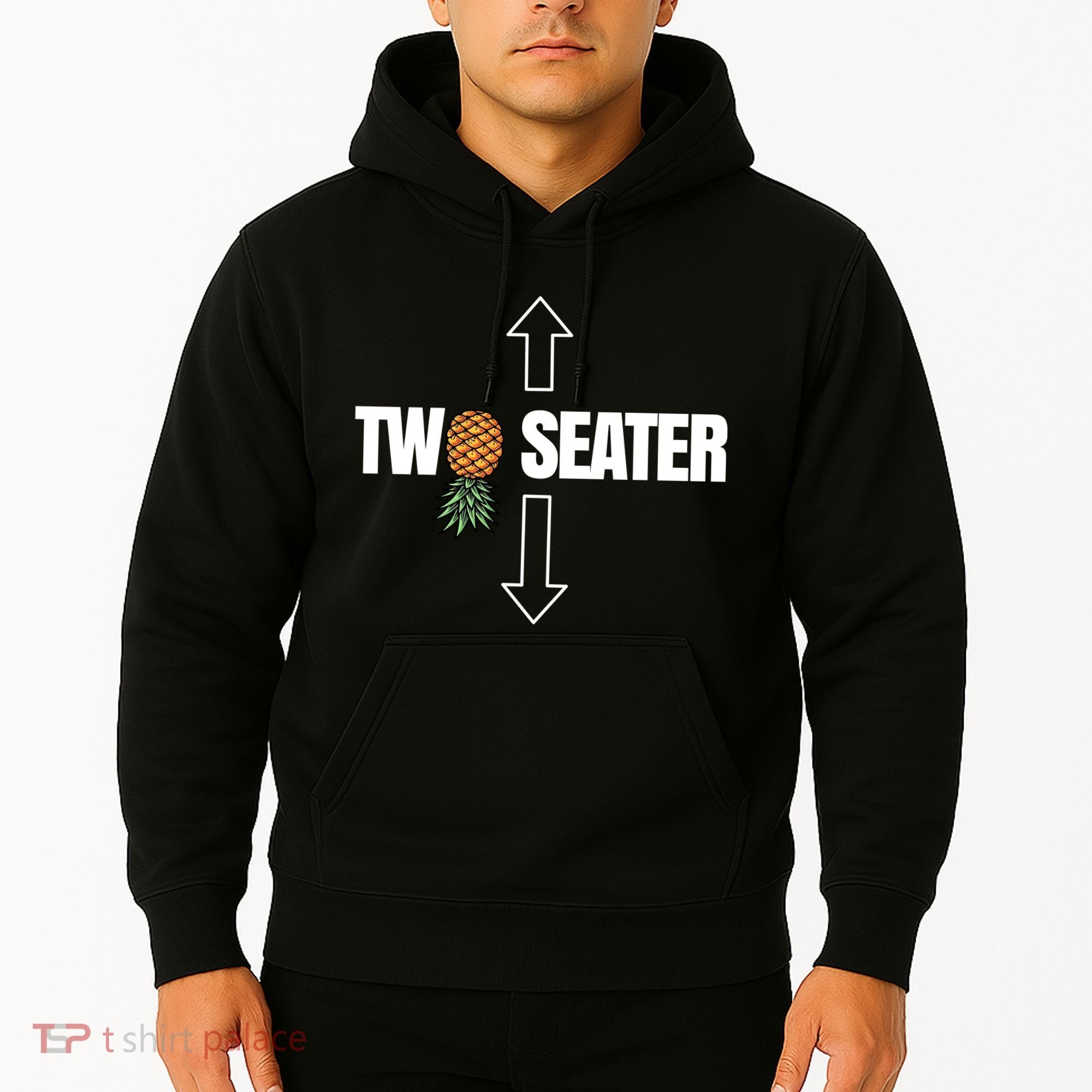 Two Seater Swinger Pineapple Funny Hoodie