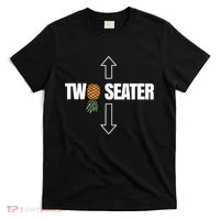 Two Seater Swinger Pineapple Funny T-Shirt thumb 0