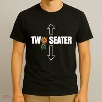 Two Seater Swinger Pineapple Funny T-Shirt thumb 3
