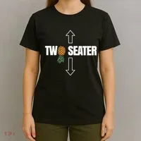 Two Seater Swinger Pineapple Funny T-Shirt thumb 4