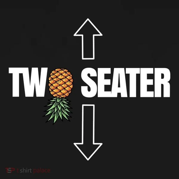 Two Seater Swinger Pineapple Funny Ornament