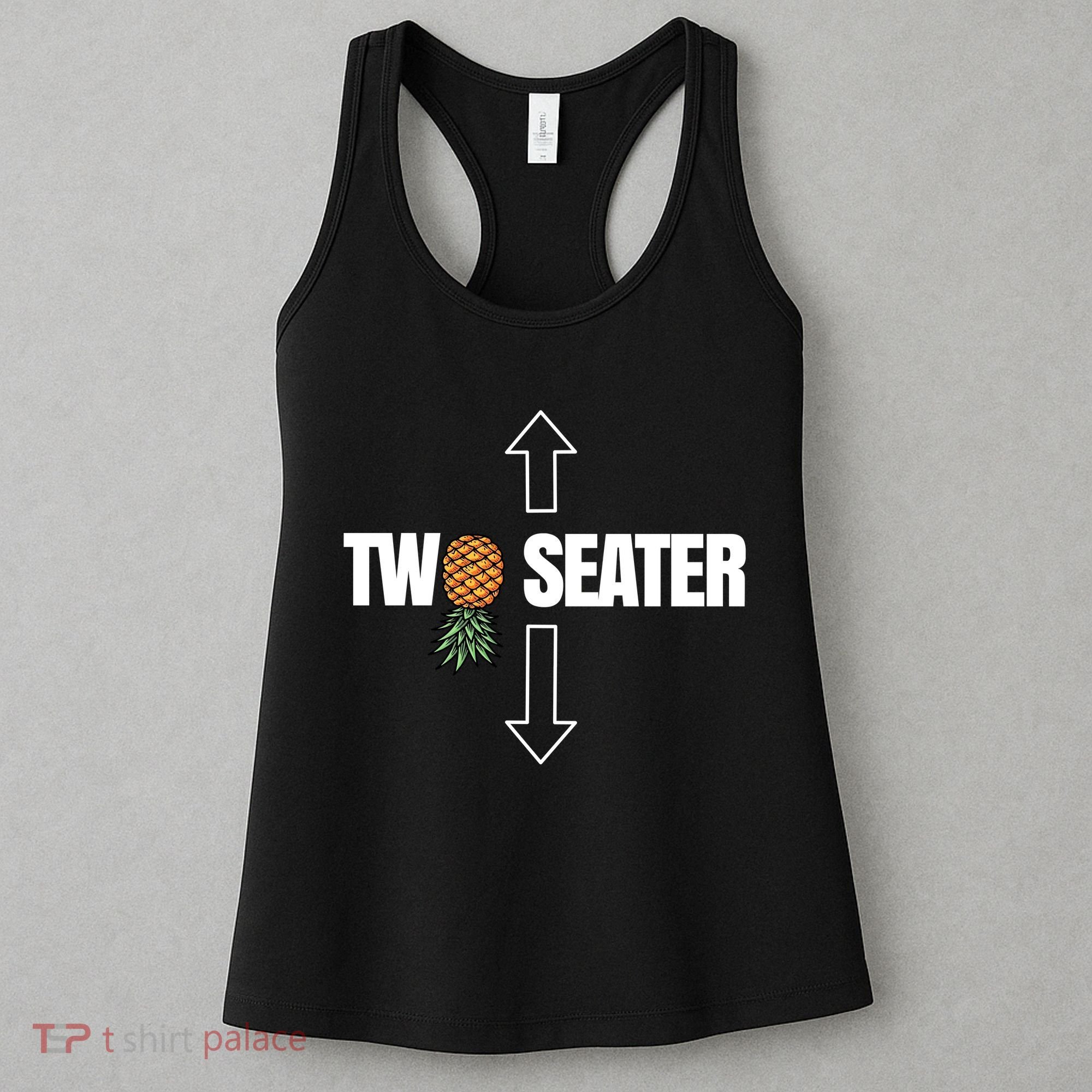 Two Seater Swinger Pineapple Funny Women's Tank Top
