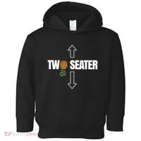 Two Seater Swinger Pineapple Funny Toddler Hoodie thumb 0