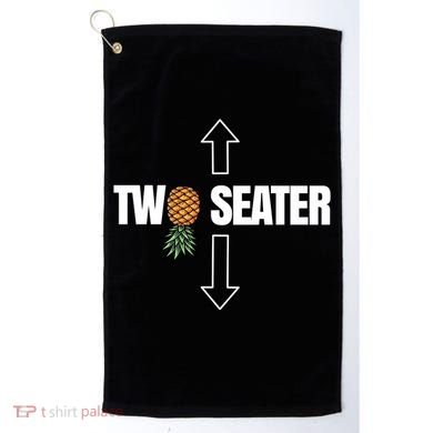 Two Seater Swinger Pineapple Funny Golf Towel