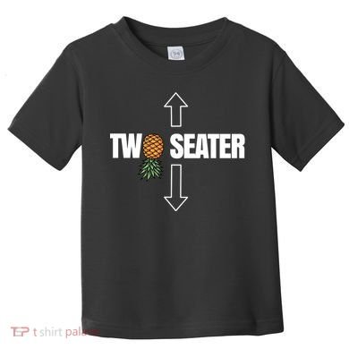 Two Seater Swinger Pineapple Funny Toddler T-Shirt