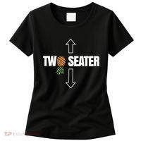 Two Seater Swinger Pineapple Funny Women's T-Shirt thumb 0