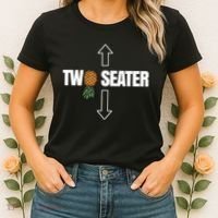 Two Seater Swinger Pineapple Funny Women's T-Shirt thumb 2