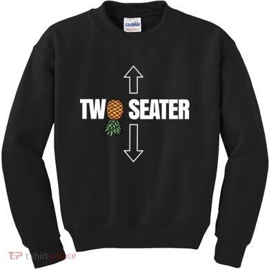 Two Seater Swinger Pineapple Funny Kids Sweatshirt