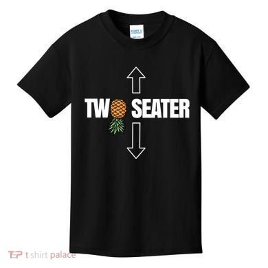 Two Seater Swinger Pineapple Funny Kids T-Shirt