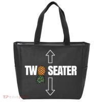 Two Seater Swinger Pineapple Funny Tote Bag thumb 0