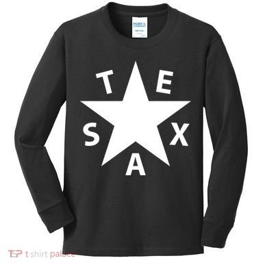 Texas Star Kids Long Sleeve Shirt