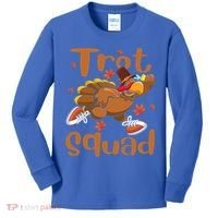 Trot Squad Thanksgiving Turkey Funny Running Turkey Lover Gift Kids Long Sleeve Shirt thumb 0