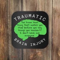 Tbi S Traumatic Brain Injury Gift Coaster thumb 0