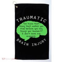Tbi S Traumatic Brain Injury Gift Golf Towel thumb 0