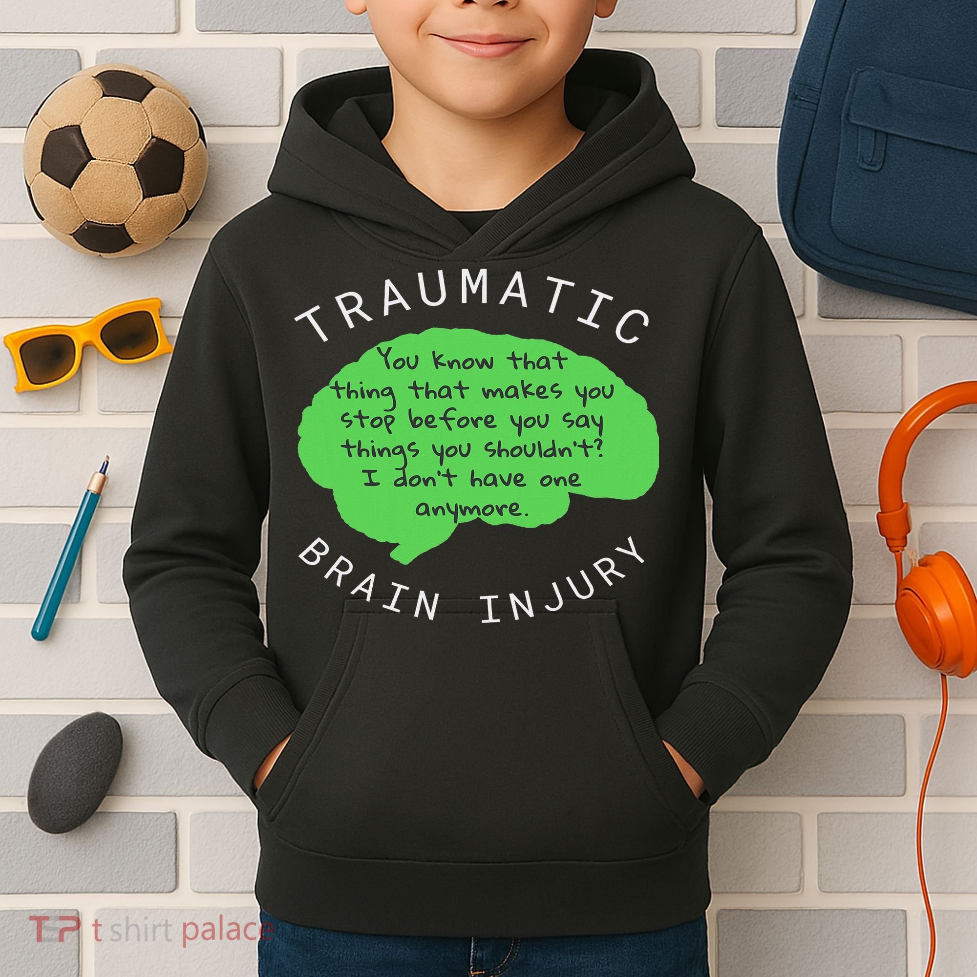 Tbi S Traumatic Brain Injury Gift Kids Hoodie