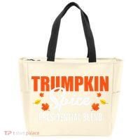 Trumpkin Spice Trump Halloween Thanksgiving Funny Tote Bag thumb 0