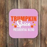 Trumpkin Spice Trump Halloween Thanksgiving Funny Coaster thumb 0