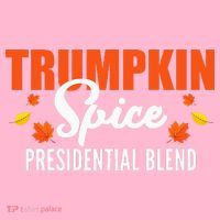 Trumpkin Spice Trump Halloween Thanksgiving Funny Coaster thumb 2