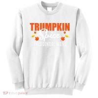 Trumpkin Spice Trump Halloween Thanksgiving Funny Sweatshirt thumb 0