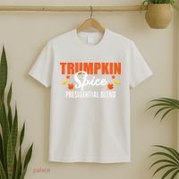 Trumpkin Spice Trump Halloween Thanksgiving Funny T-Shirt thumb 2