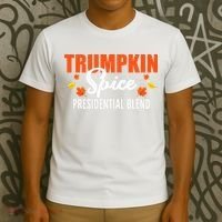 Trumpkin Spice Trump Halloween Thanksgiving Funny T-Shirt thumb 3