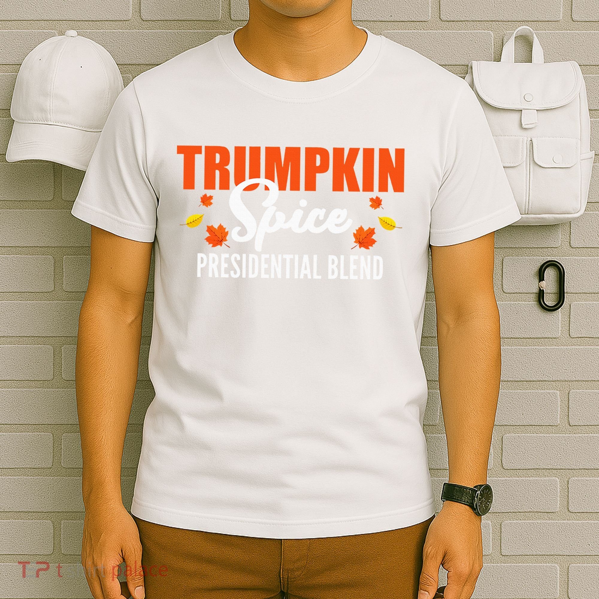 Trumpkin Spice Trump Halloween Thanksgiving Funny T-Shirt